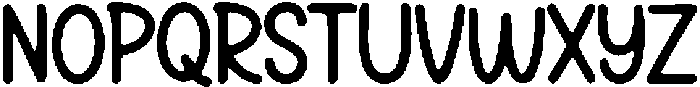 Narrow Tall Cartoon Regular otf (400) Font UPPERCASE