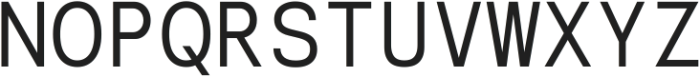 Naru Mono Medium ttf (500) Font UPPERCASE