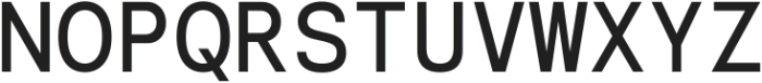 Naru Mono Semi Bold ttf (600) Font UPPERCASE