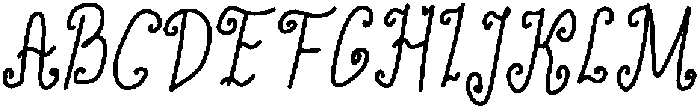 Nascalia Regular otf (400) Font UPPERCASE