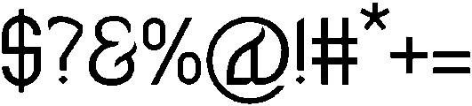 Nashira Regular otf (400) Font OTHER CHARS