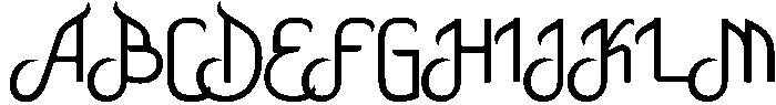 Nashira Regular otf (400) Font UPPERCASE