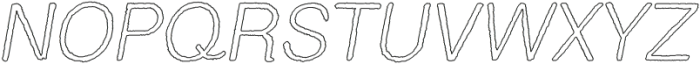 Nashville Italic otf (400) Font LOWERCASE