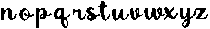 Nasiye ttf (400) Font LOWERCASE