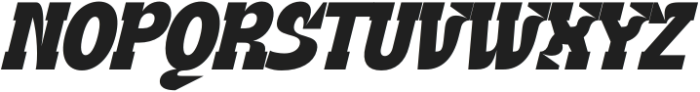 Naska Rumbe Italic Italic otf (400) Font UPPERCASE