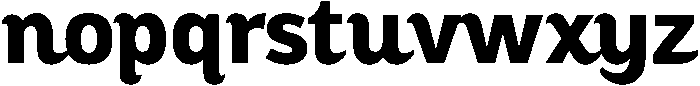 Nastar otf (400) Font LOWERCASE