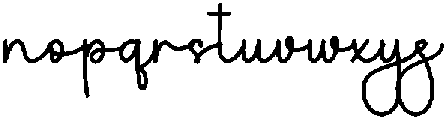 Nasty Person Regular otf (400) Font LOWERCASE