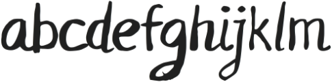 Natabika Regular ttf (400) Font LOWERCASE