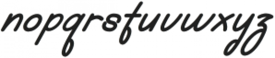Natadon Bold Italic otf (700) Font LOWERCASE