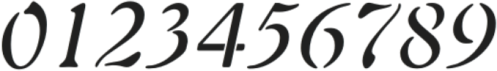 Nataki Italic otf (400) Font OTHER CHARS