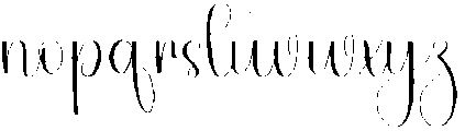 Natalia Delightful Regular otf (300) Font LOWERCASE