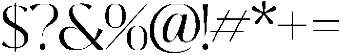 Natasha otf (400) Font OTHER CHARS