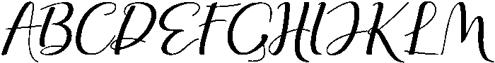 Natasya Regular otf (400) Font UPPERCASE