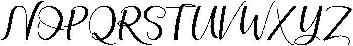 Natasya Regular otf (400) Font UPPERCASE