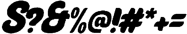 Natego Slanted otf (400) Font OTHER CHARS