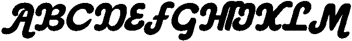 Natego Slanted otf (400) Font UPPERCASE