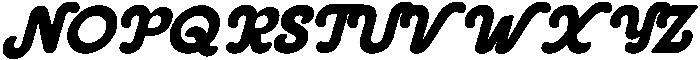 Natego Slanted otf (400) Font UPPERCASE