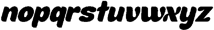 Natego Slanted otf (400) Font LOWERCASE