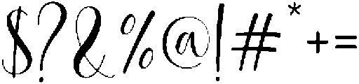 Nathalie otf (400) Font OTHER CHARS