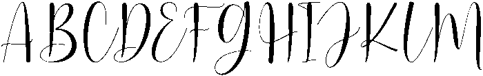Nathalie otf (400) Font UPPERCASE