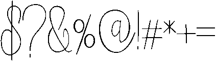 Nathalie otf (400) Font OTHER CHARS