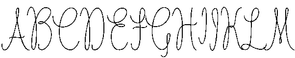 Nathalie otf (400) Font UPPERCASE