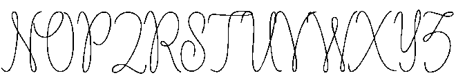Nathalie otf (400) Font UPPERCASE