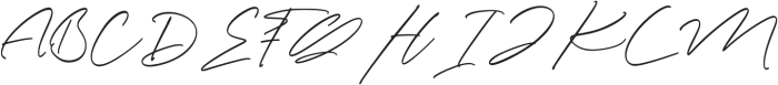 Nathasa Signature Regular otf (400) Font UPPERCASE
