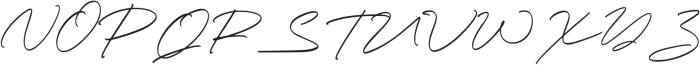 Nathasa Signature Regular otf (400) Font UPPERCASE