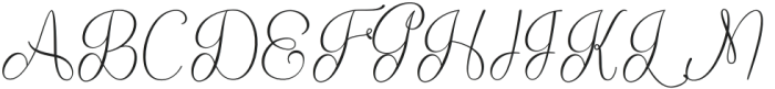 Nathasyia Script Regular otf (400) Font UPPERCASE