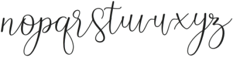 Nathasyia Script Regular otf (400) Font LOWERCASE