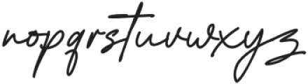 NationalAutographer-Regular otf (400) Font LOWERCASE