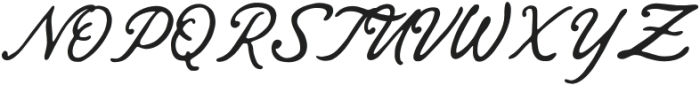 Native Record Script otf (400) Font UPPERCASE