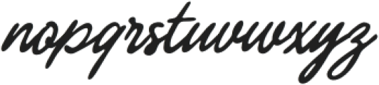 Native Record Script otf (400) Font LOWERCASE