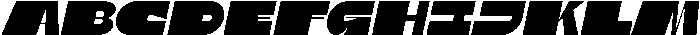 NativeLetter-Oblique otf (400) Font UPPERCASE