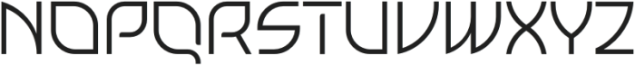 Nativera Regular otf (400) Font UPPERCASE
