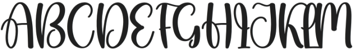 Nativity Regular otf (400) Font UPPERCASE