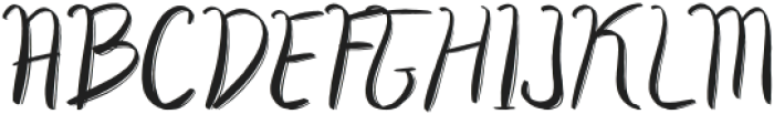 Nattaliagoni Font Regular otf (400) Font UPPERCASE