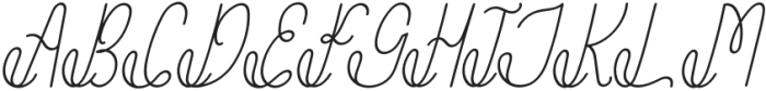 Nattlya Italic otf (400) Font UPPERCASE