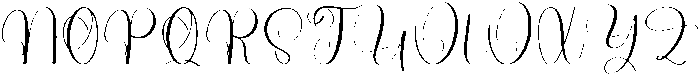 Natural Absolute Regular otf (400) Font UPPERCASE