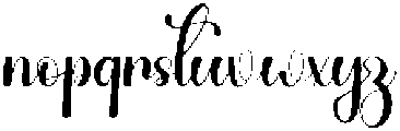 Natural Absolute Regular otf (400) Font LOWERCASE