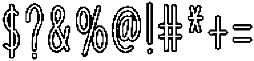 Natural Bullpoint Regular otf (400) Font OTHER CHARS
