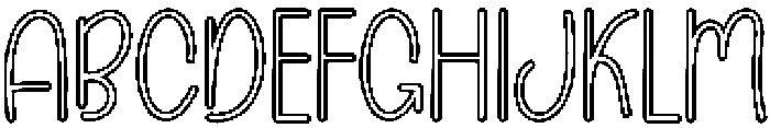 Natural Bullpoint Regular otf (400) Font UPPERCASE