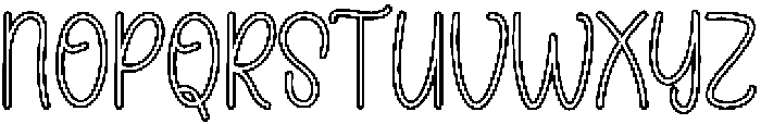 Natural Bullpoint Regular otf (400) Font UPPERCASE
