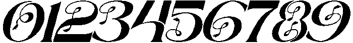 Natural Creation Italic otf (400) Font OTHER CHARS