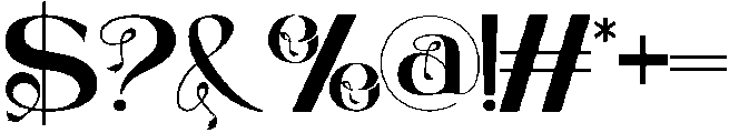 Natural Creation Regular otf (400) Font OTHER CHARS