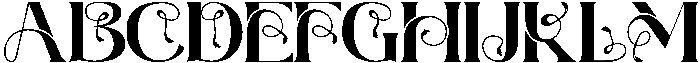 Natural Creation Regular otf (400) Font UPPERCASE