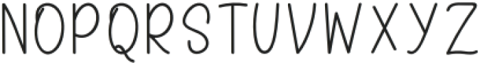 Natural Handwriting Regular otf (400) Font UPPERCASE