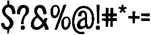 Natural Imperfect otf (400) Font OTHER CHARS