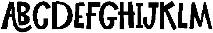 Natural Imperfect otf (400) Font UPPERCASE